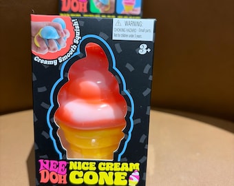 Nee doh orange nice cream cone