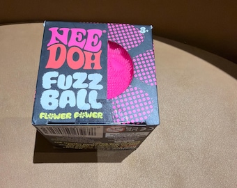 Nee doh pink fuzz ball flower power