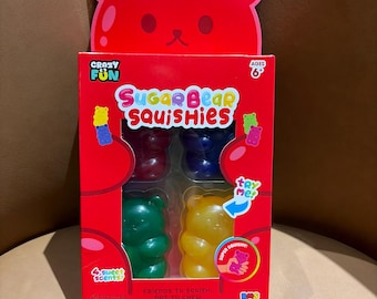 RMS Zuckerbär Squishies mit 4 süßen Düften