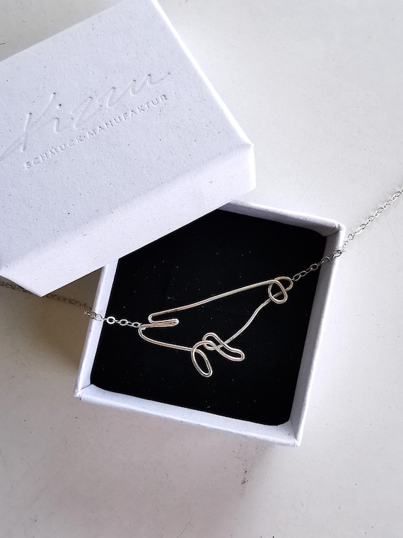 Whale Necklace Silver – Minimalist Whale Pendant, Ocean Jewelry, Sea Animal Necklace, Gift for Ocean Lover, Handmade Silver Jewelry I KIZZU