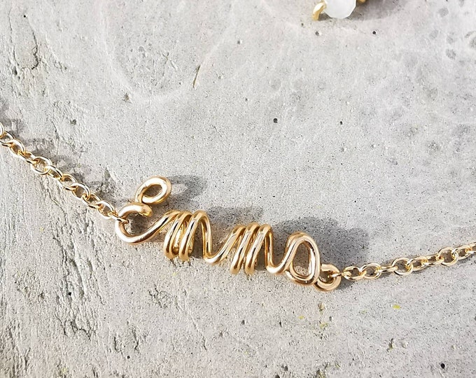 Personalized name necklace | Name bracelet | Gift for birth, christening & Mother's Day | Gold Filled