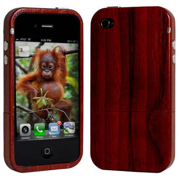 Wood iPhone Case exotic Padauk 34% off sale ends soon