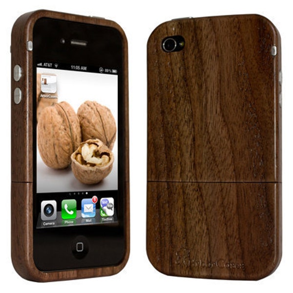 Wood iPhone 4 4s Case exotic Walnut 34% off sale ends soon