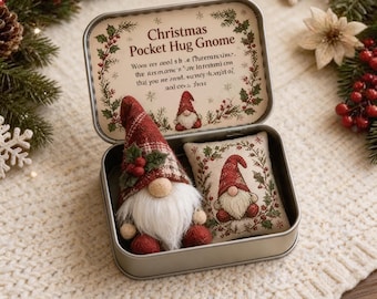 Schattig knuffelkaboutertje als cadeautje, een attentie voor iemand, een cadeau voor kabouterliefhebbers, een troostend aandenken voor een vriend(in), een aanmoedigingscadeau, een klein knuffelpakketje.