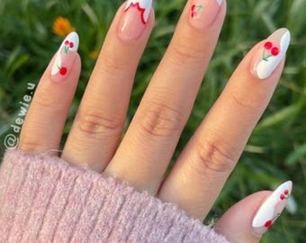 Cherry Tips Nail