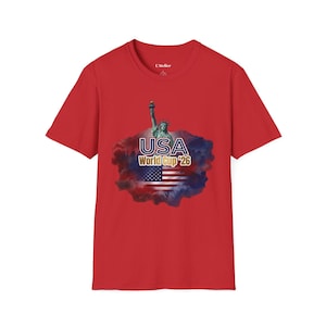 USA World Cup 2026 T-Shirt, Soccer Fan Tee, USMNT Gift, Tournament Shirt, American Football Soccer Apparel, Game Day Shirt, Sports Fan Gift image 6