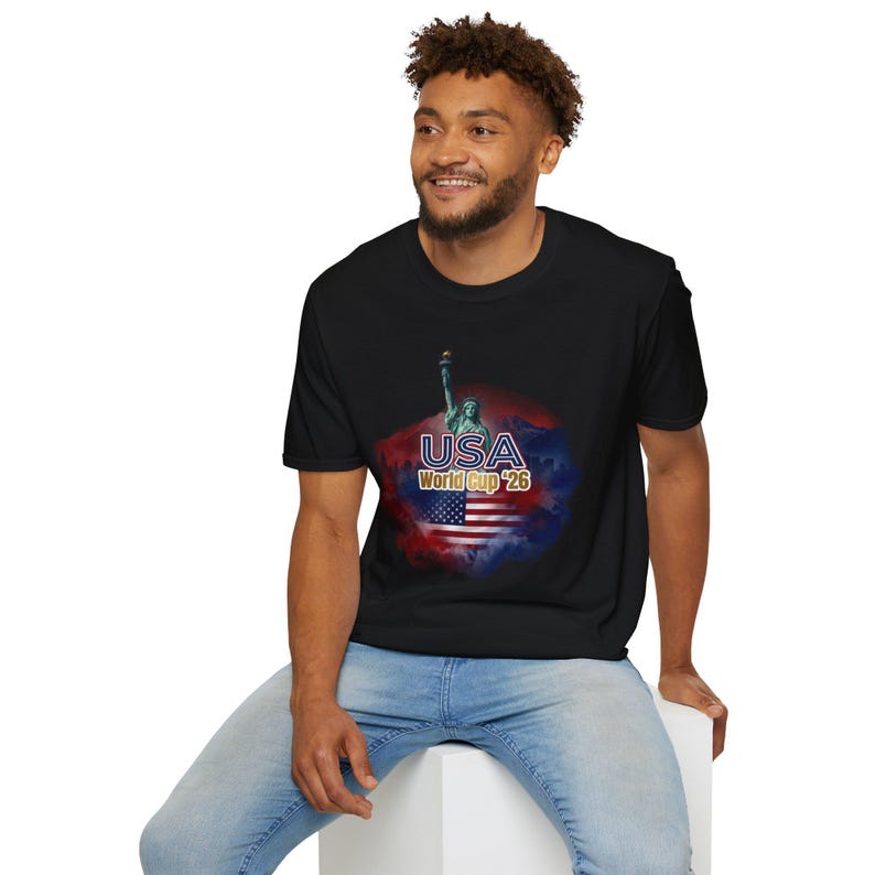 USA World Cup 2026 T-Shirt, Soccer Fan Tee, USMNT Gift, Tournament Shirt, American Football Soccer Apparel, Game Day Shirt, Sports Fan Gift image 12