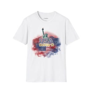 USA World Cup 2026 T-Shirt, Soccer Fan Tee, USMNT Gift, Tournament Shirt, American Football Soccer Apparel, Game Day Shirt, Sports Fan Gift image 3