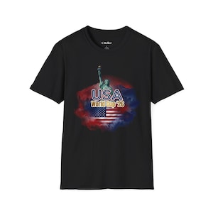 USA World Cup 2026 T-Shirt, Soccer Fan Tee, USMNT Gift, Tournament Shirt, American Football Soccer Apparel, Game Day Shirt, Sports Fan Gift image 4
