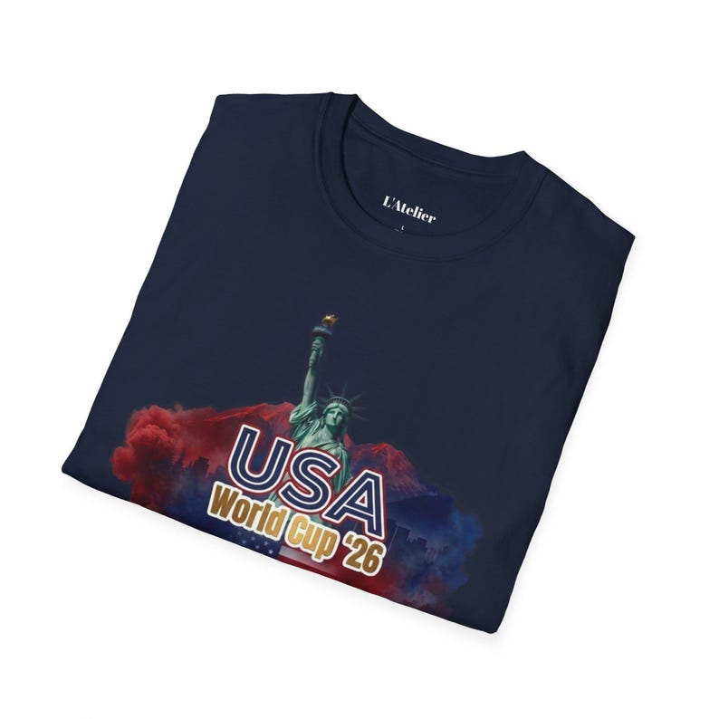USA World Cup 2026 T-Shirt, Soccer Fan Tee, USMNT Gift, Tournament Shirt, American Football Soccer Apparel, Game Day Shirt, Sports Fan Gift image 9