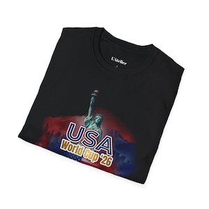 USA World Cup 2026 T-Shirt, Soccer Fan Tee, USMNT Gift, Tournament Shirt, American Football Soccer Apparel, Game Day Shirt, Sports Fan Gift image 8