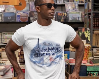 France World Cup 26 Eiffel Tower Soccer T-Shirt, France Football Tee