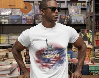 USA World Cup 2026 T-Shirt, Soccer Fan Tee, USMNT Gift, Tournament Shirt, American Football Soccer Apparel, Game Day Shirt, Sports Fan Gift