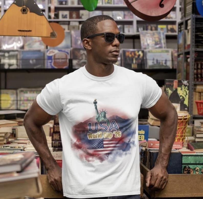 USA World Cup 2026 T-Shirt, Soccer Fan Tee, USMNT Gift, Tournament Shirt, American Football Soccer Apparel, Game Day Shirt, Sports Fan Gift image 1