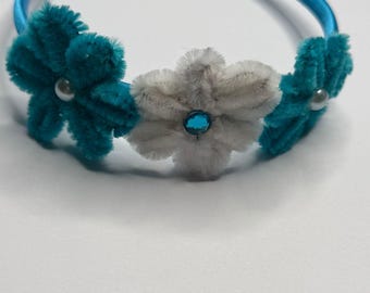 Handmade flower headband | Handmade headpiece for communion, wedding or birthday