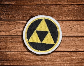 Triforce Zelda Embroidered Iron-On Patch