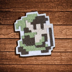 Parche bordado termoadhesivo de Link de Zelda de 8 bits