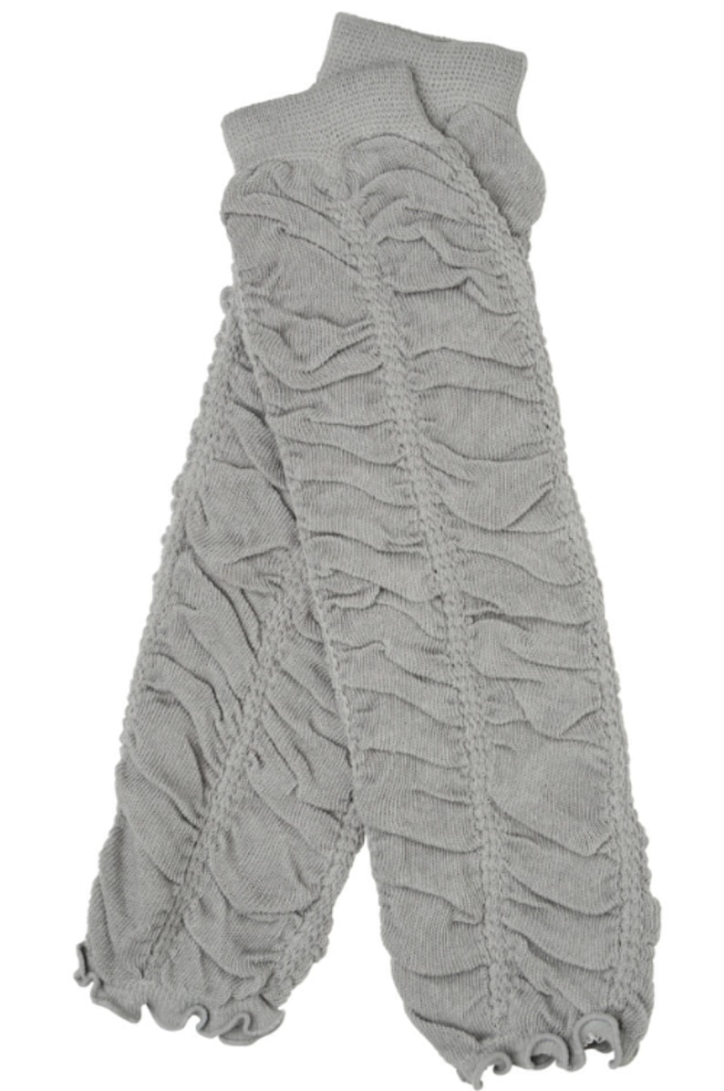 SALE!! Gray Ruffled Leg Warmers~ FREE SHIPPING