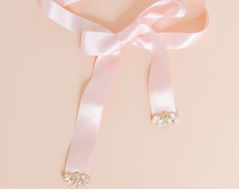 Delphine Silk Bow Adjustable Garter, Wedding Garter, Bridal Garter, Wedding Gift