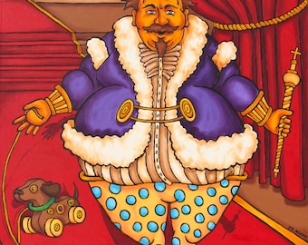 The Toy King (original oil on canvas)