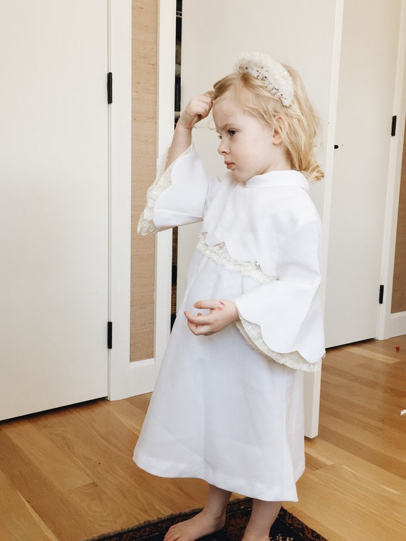 Vintage flower dress - bell sleeves