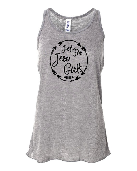 Just For Jeep Girls Logo Tank Circled Arrows Design | Etsy