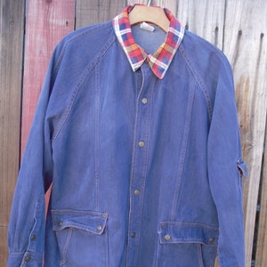 Vintage Denim Chore Coat