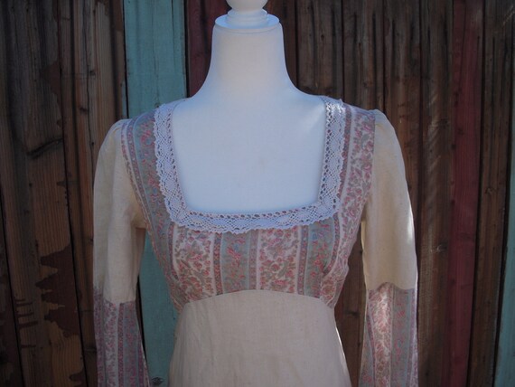 Vintage handmade muslin and voile prairie/peasant… - image 4