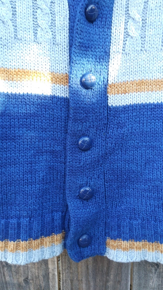 Adorable 70s Wool Shawl Collar Cardigan