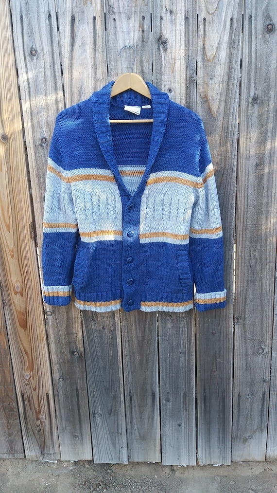 Vintage 70's Sears shawl collar cardigan