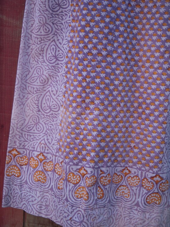 Vintage India Imports cotton gauze Maxi XS - image 8