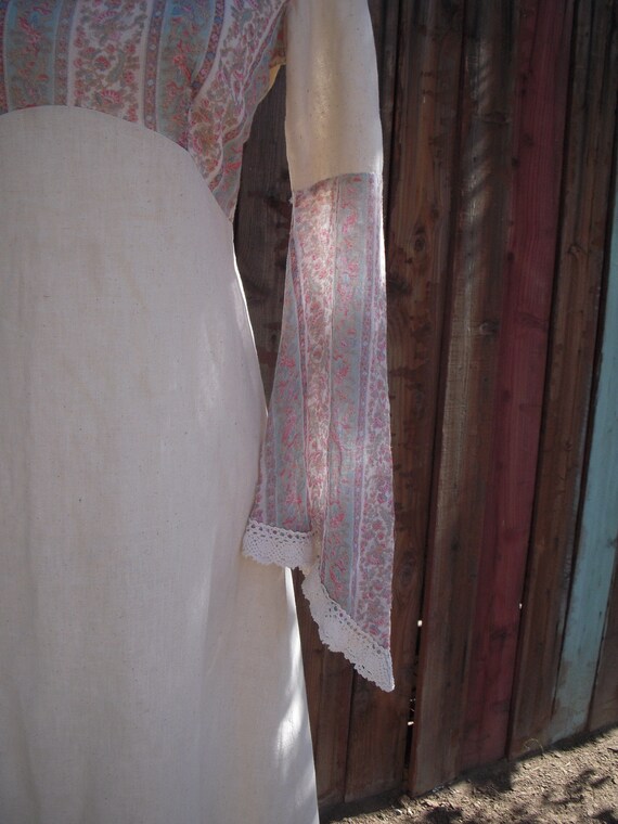 Vintage handmade muslin and voile prairie/peasant… - image 3