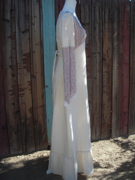 Vintage handmade muslin and voile prairie/peasant… - image 5