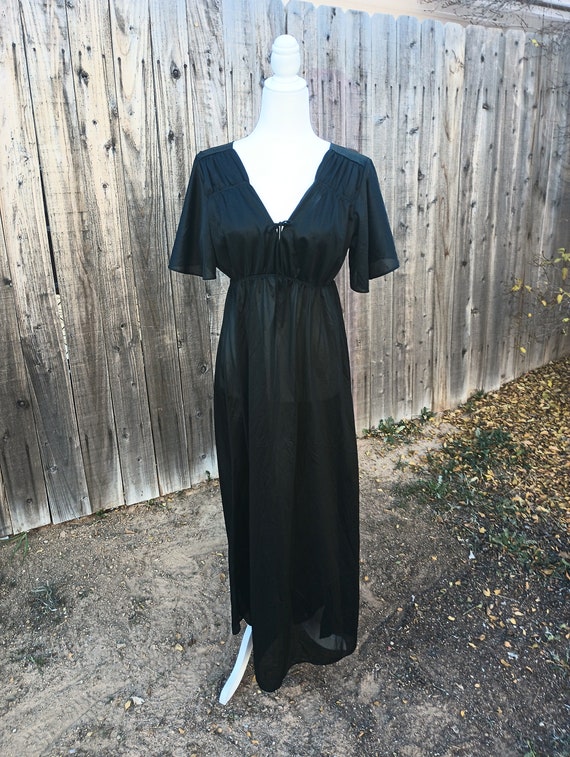 black v neck empire waist dress Sequin Capped Sleeve Empire Waist Pleated Evening Dress main image 0