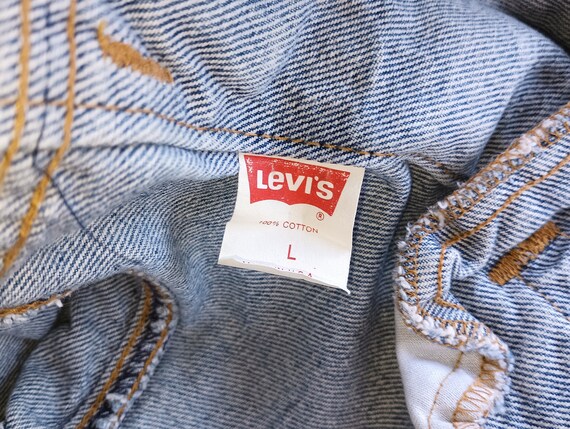 Vintage Levi's acid wash trucker jacket - image 2