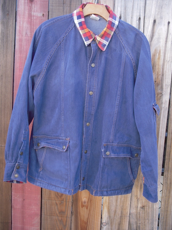 Vintage Denim Chore Coat