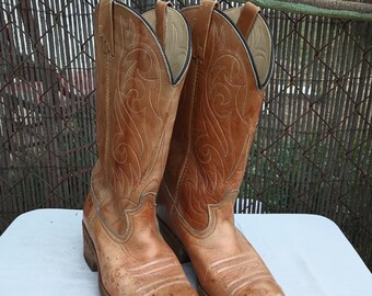 Dan Post Cowboy Boots Teju Lizard and Leather With Flame  display picture 2