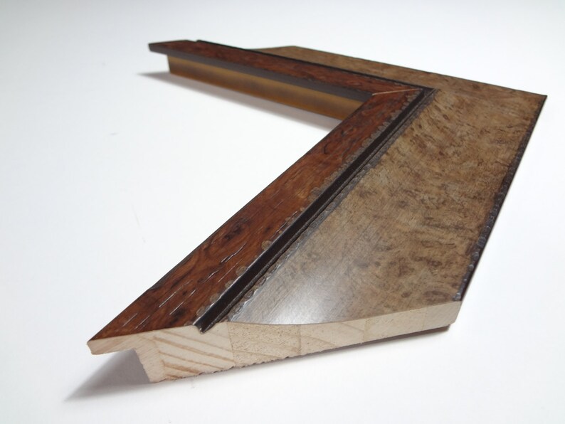 Wide Light Brown Wood Frame 25/8 Wide Made to Order Etsy