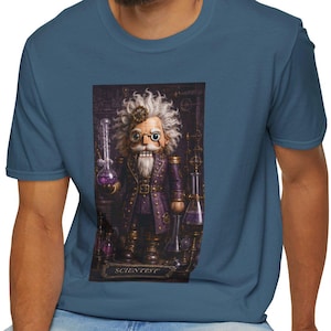 Steampunk Nutcracker Scientist T-Shirt | Scientist Gift | Science Christmas Shirt | STEM Gift | Steampunk Nutcracker | Science Lover Gift