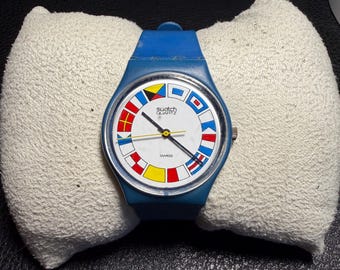 1984 Vintage Swatch 12 flags (for parts)