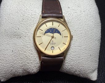 Men's Vintage MOONPHASE Watch ARMITRON 20/2182 (Working)