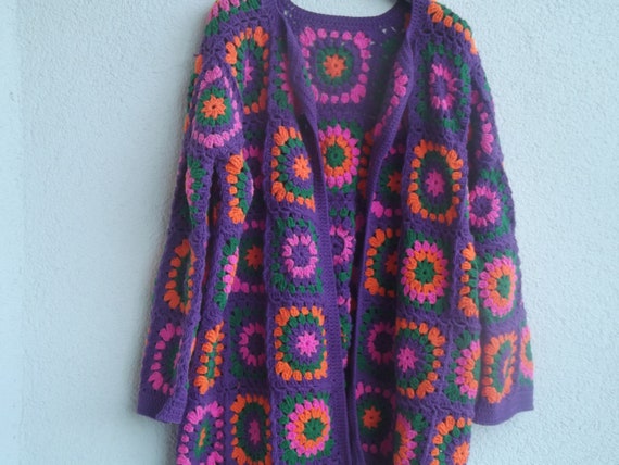 granny square cardigan
