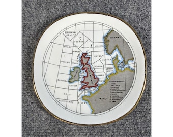 Vintage Britannia Designs Ironstone Mapa prognozy wysyłki Wielka Brytania