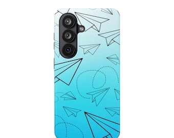 Telefoonhoesje papieren vliegtuigje | Magnetische slagvaste hoes