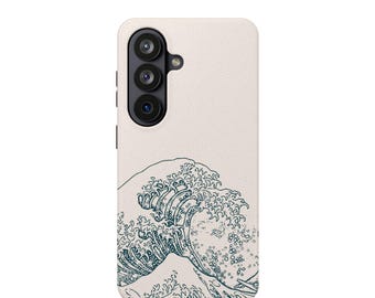 Neutraal golvend telefoonhoesje | Magnetische slagvaste hoes