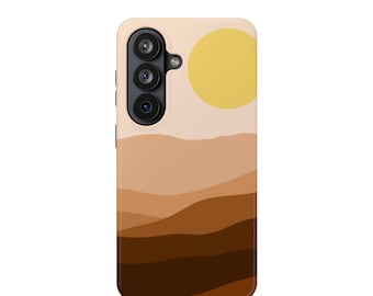 Telefoonhoesje woestijnlandschap | Magnetische slagvaste hoes