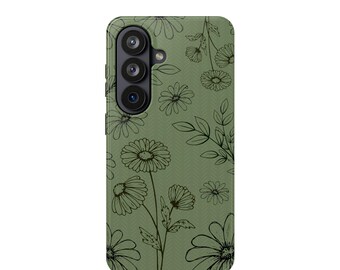 Salie bloemen telefoonhoesje | Magnetische slagvaste hoes