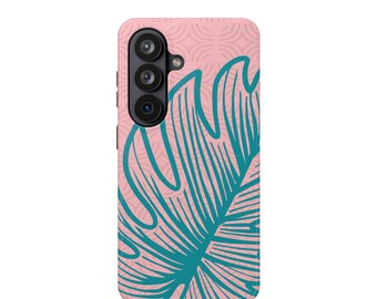 Telefoonhoesje tropisch blad | Magnetische slagvaste hoes