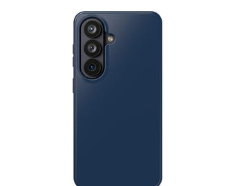 Massief marineblauw telefoonhoesje | Magnetische slagvaste hoes