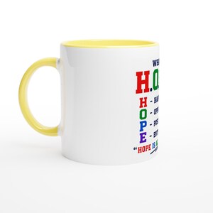 HOPE Akronym Becher, inspirierende Glaube Kaffeetasse, Ermutigungsgeschenk
